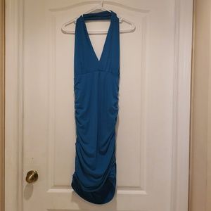 Halter Top Ruched Dress